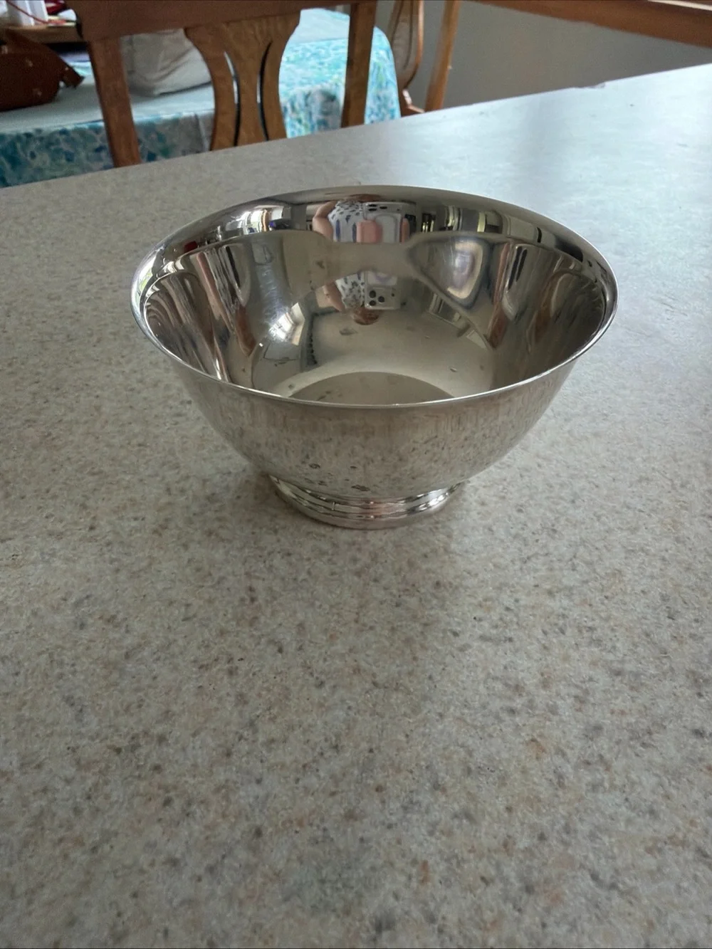 Vintage Silver Plate Paul Revere Serving Bowl small 3.78 inches